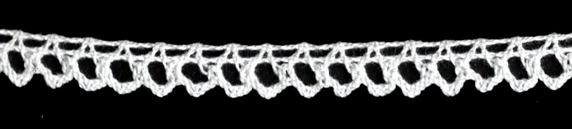 <font color="red">IN STOCK</font><br>7/16" Cotton Cluny Lace-Antique White