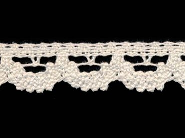 <font color="red">IN STOCK</font><br>7/8" Cotton Cluny Lace-Natural