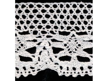 <font color="red">IN STOCK</font><br>2+3/4" Cotton Cluny Lace-White