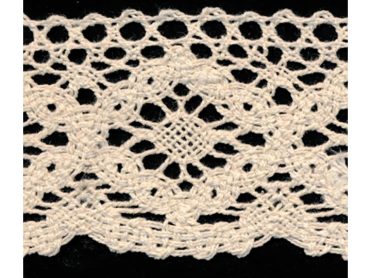 <font color="red">IN STOCK</font><br>2+1/4" Cotton Cluny Lace-Natural