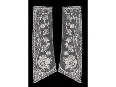 <font color="red">IN STOCK</font><br>6" x 8" Rayon/Poly Net Collar-Ivory