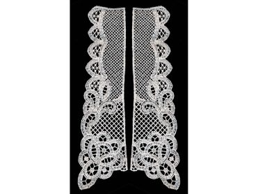 <font color="red">IN STOCK</font><br>6" x 12" Venise Collar-Ivory