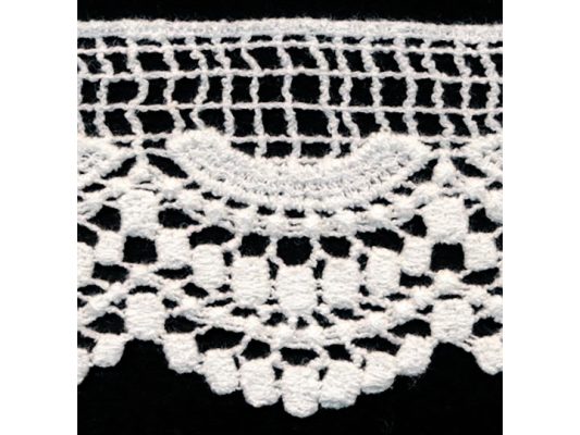 <font color="red">IN STOCK</font><br>3" Cotton Venise Lace-White