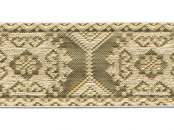 <font color="red">IN STOCK</font><br>1+1/2" Metallic Sultan Needlepoint-Gold White
