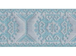 <font color="red">IN STOCK</font><br>1+1/2" Metallic Sultan Needlepoint-Silver Pale Blue