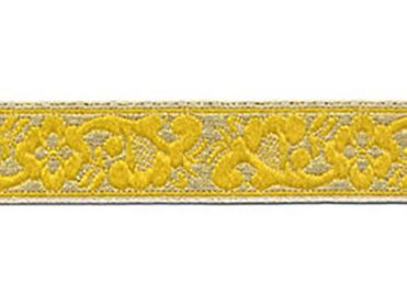 <font color="red">IN STOCK</font><br>3/4" Metallic Soft Diamond Pattern-Gold Yellow