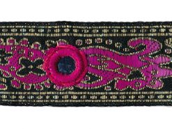<font color="red">IN STOCK</font><br>1+5/8" Metallic Mirror Float-Black Gold Pink Fuschia