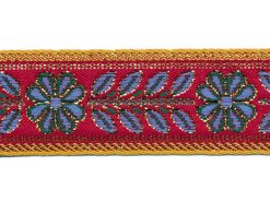 <font color="red">IN STOCK</font><br>1+1/4" Metallic India Daisy-Red Gold Forest Copen