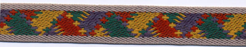 <font color="red">IN STOCK</font><br>5/8" Poly Southwest Jacquard-Southwest Combo