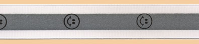 <font color="red">IN STOCK</font><br>7/8" Poly Happy Face Reflective