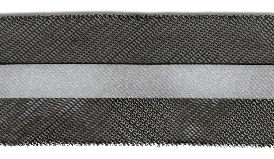 <font color="red">IN STOCK</font><br>1+1/2" 3M Safety Reflector Mesh Edge-Black