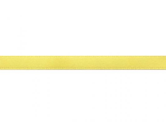 <font color="red">IN STOCK</font><br>1/4" Nylon Satin Ribbon-Baby Maize