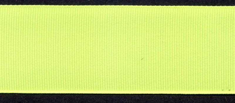 <font color="red">IN STOCK<br>DISCOUNTED</font><br>1+1/2" Poly Grosgrain Ribbon-Bright Lime