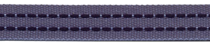 <font color="red">IN STOCK</font><br>5/8" Poly Dual Saddle Stitch-Grey/Navy
