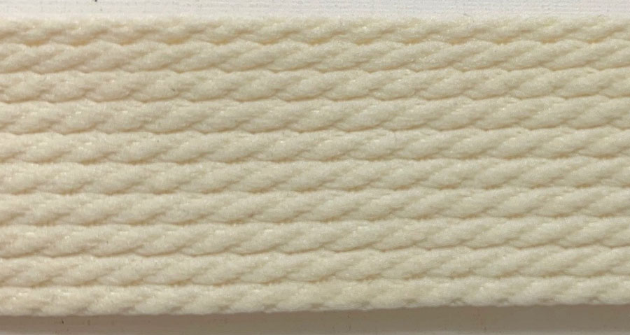 <font color="red">IN STOCK<br>SUPERIOR QUALITY</font><br>1" Cotton Rib Webbing-Natural