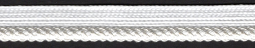 <font color="red">IN STOCK</font><br>3/8" Poly File Braid Cordedge-Ivory