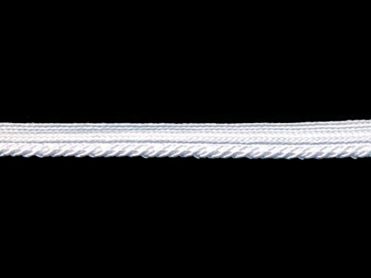 <font color="red">IN STOCK</font><br>3/8" Poly File Braid Cordedge-White