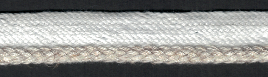 <font color="red">IN STOCK<br>MADE IN USA</font><br>3/8" Reflective Safety Cordedge/Piping-Orange/Yellow